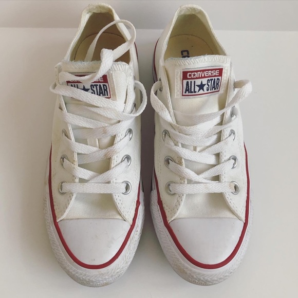 white converse low tops women's